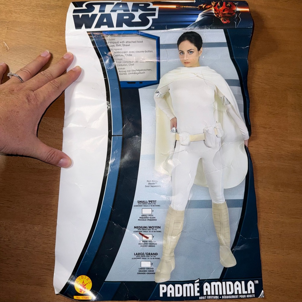 Star Wars Padme Amidala Adult Costume Rubies Medium Attack of the Clones Cosplay